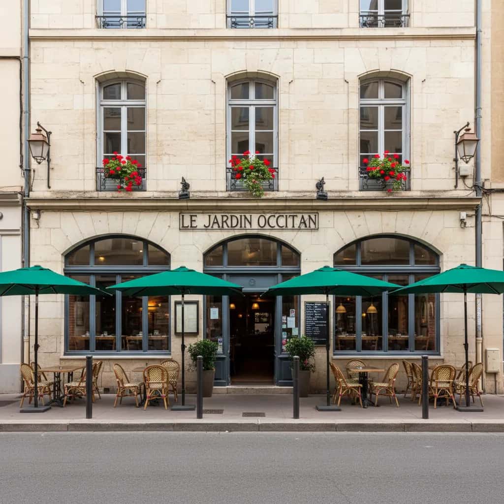 Restaurant 267m² à Montpellier : terrasse - licence IV