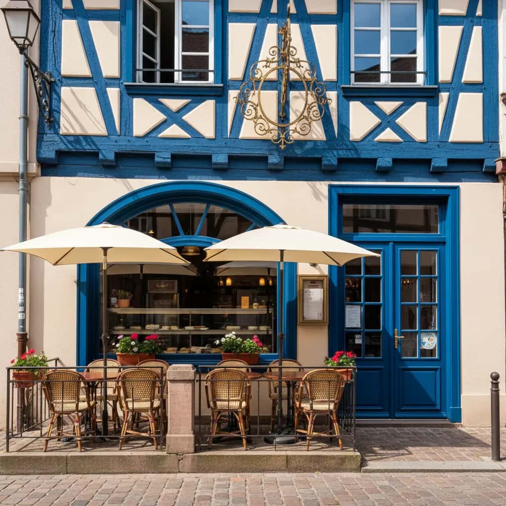 Restaurant 110m² à Strasbourg : terrasse - extraction