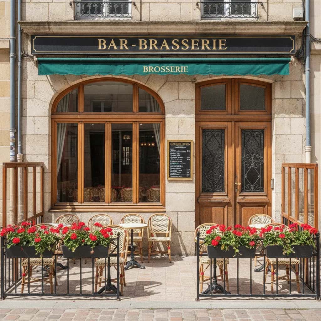 Bar-brasserie 70m² à Angers : terrasse - licence IV