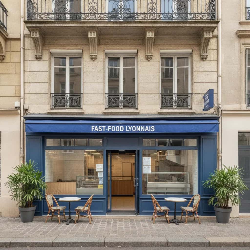 Fast-food 75m² à Lyon : extraction