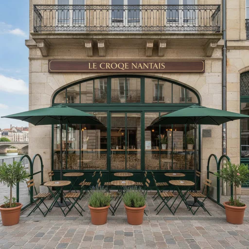 Fast-food 50m² à Nantes : terrasse
