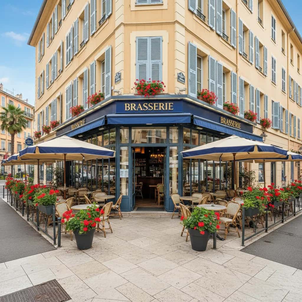 Bar-brasserie 75m² à Nice : terrasse - licence IV
