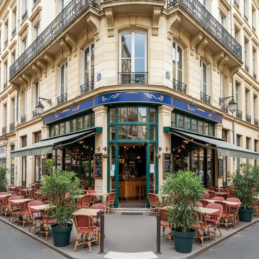 Bar-brasserie 85m² à Lyon : terrasse - licence IV