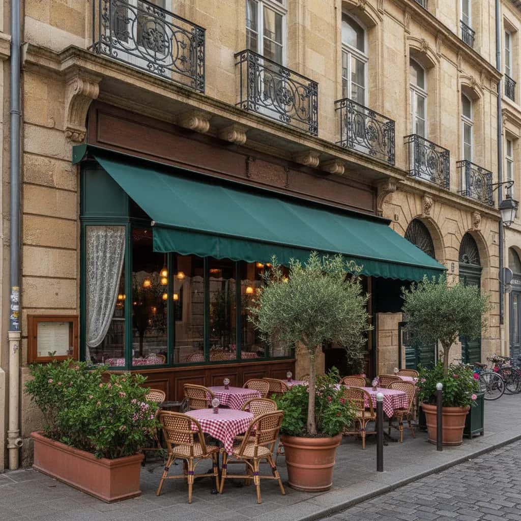 Restaurant 75m² à Bordeaux : terrasse - licence IV