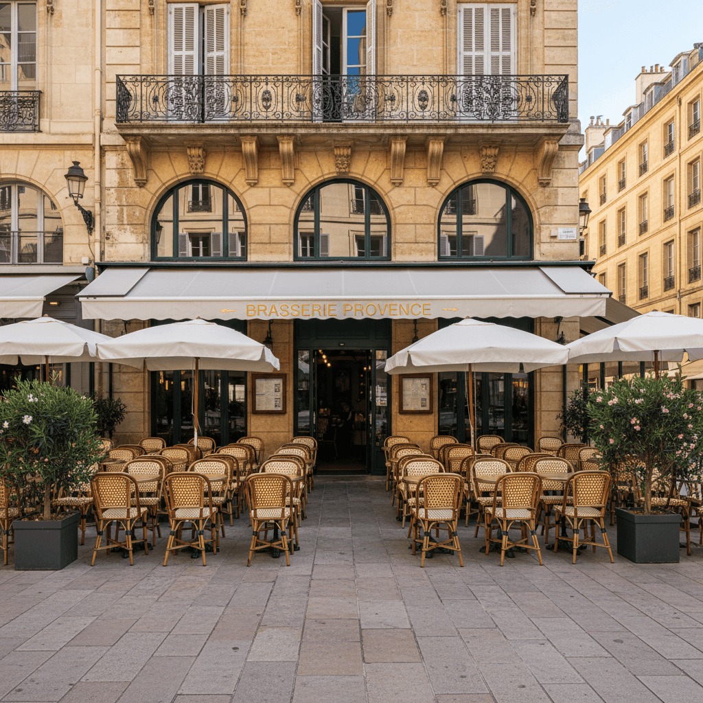 Bar-brasserie 80m² à Marseille : terrasse - licence IV