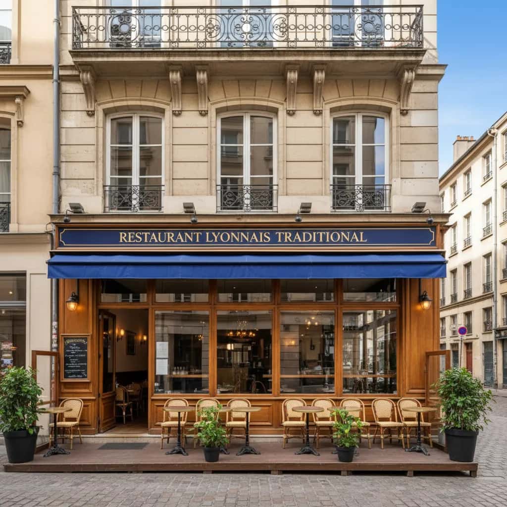 Restaurant 105m² à Lyon : terrasse - licence IV