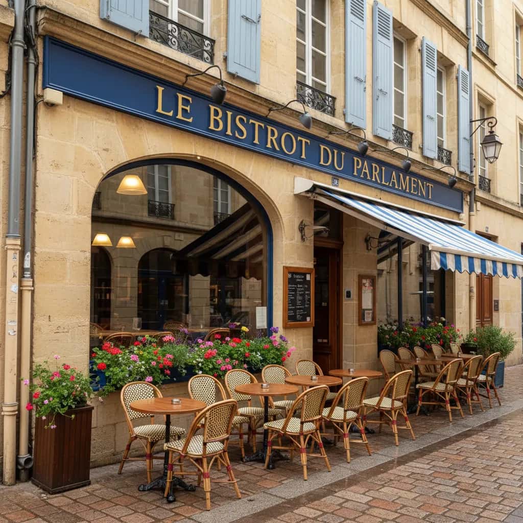 Restaurant 72m² à Bordeaux : terrasse - licence IV