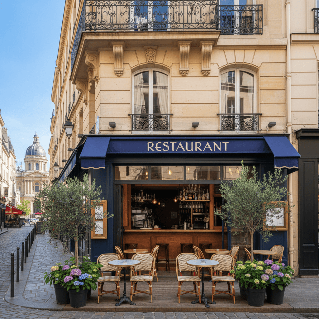 Restaurant 15 couverts à Paris : extraction - cuisine équipée