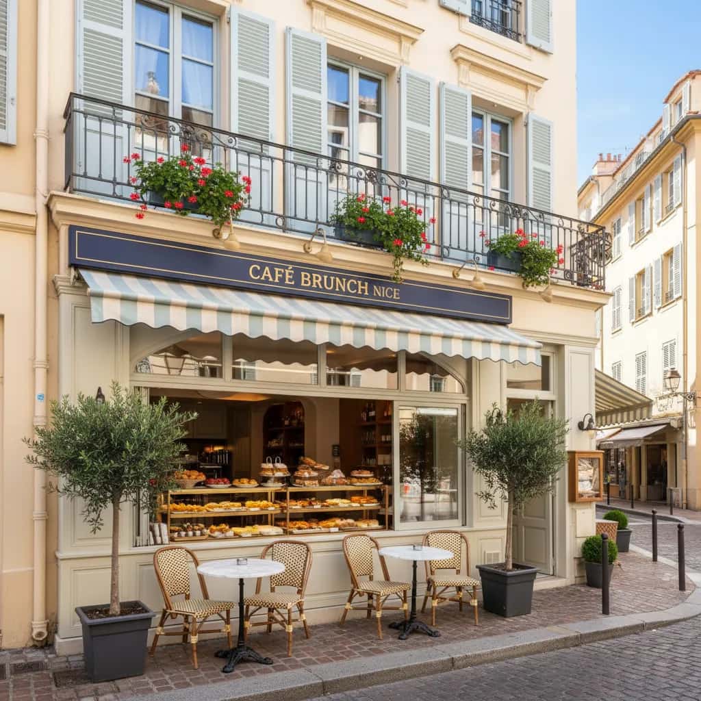 Restaurant à Nice : terrasse - extraction