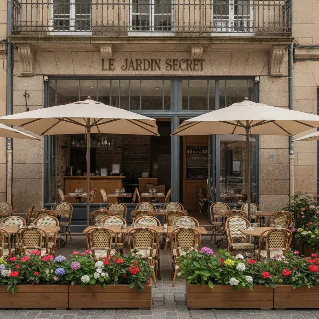 Restaurant 115m² à Nantes : terrasse - licence IV