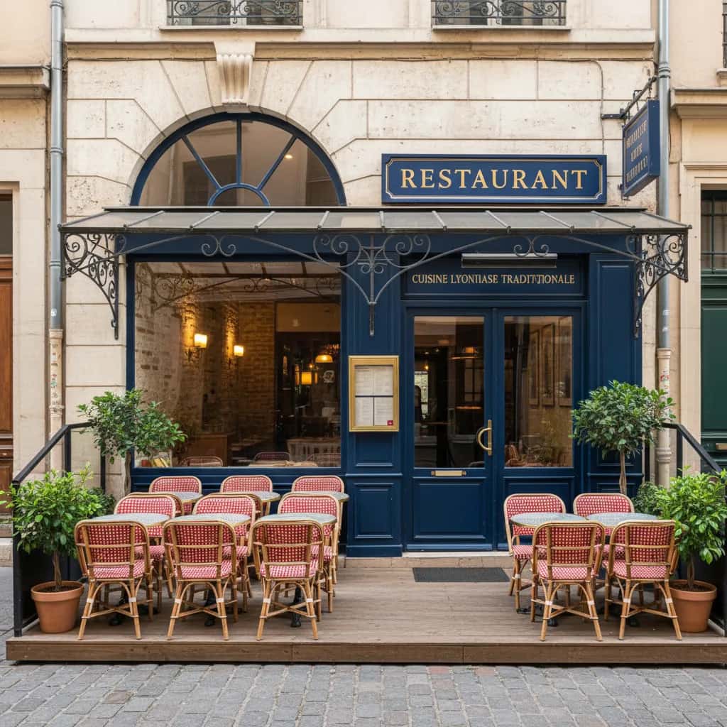 Restaurant 100m² à Lyon : terrasse - licence IV