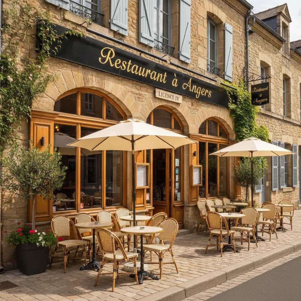 Restaurant à Angers : terrasse - licence IV