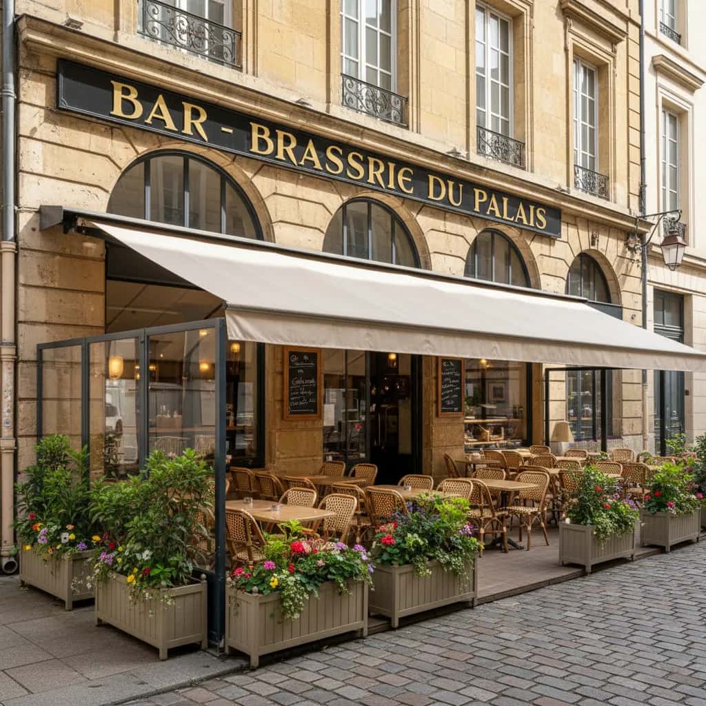 Bar-brasserie 225m² à Dijon : terrasse - licence IV