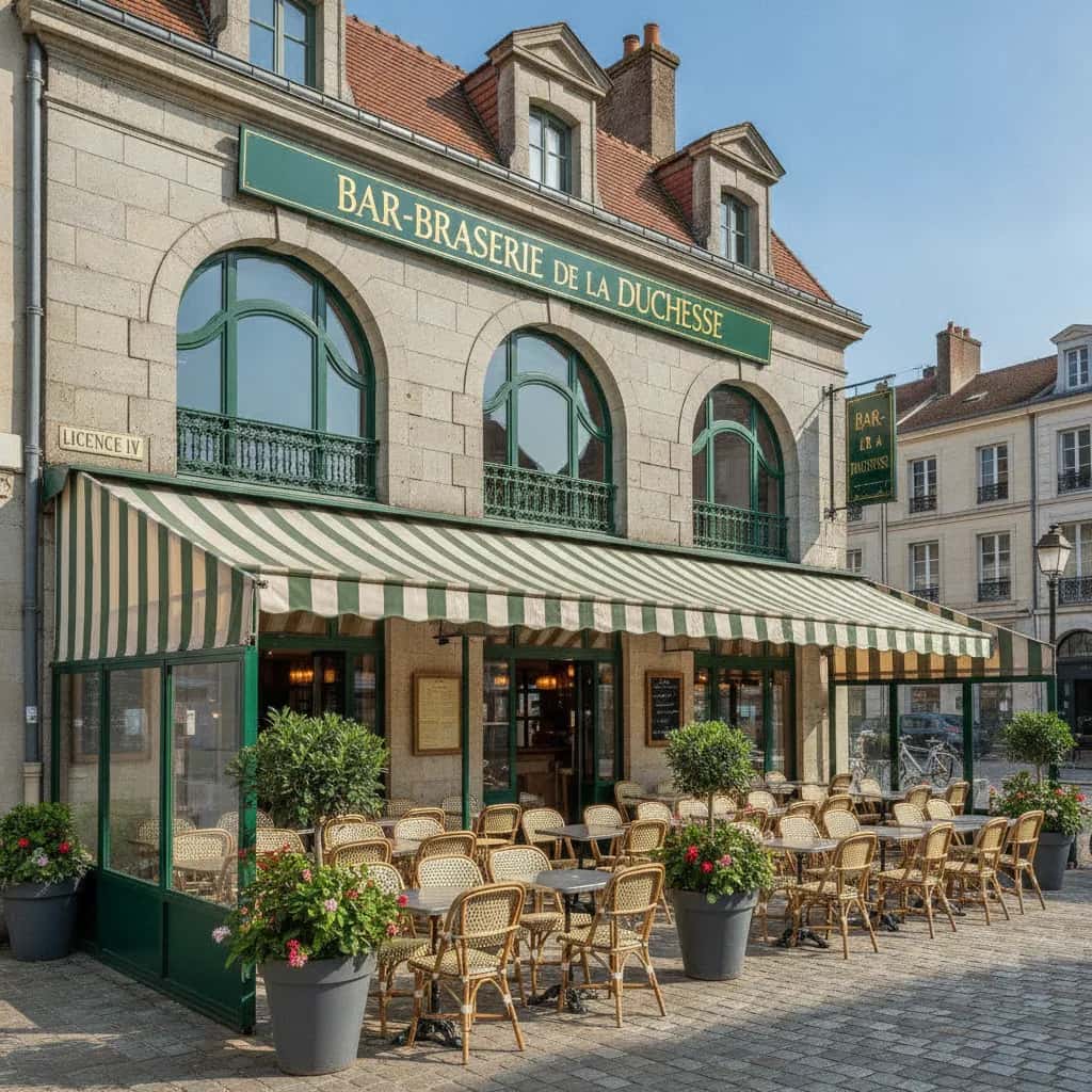 Bar-brasserie 80m² à Nantes : terrasse - licence IV