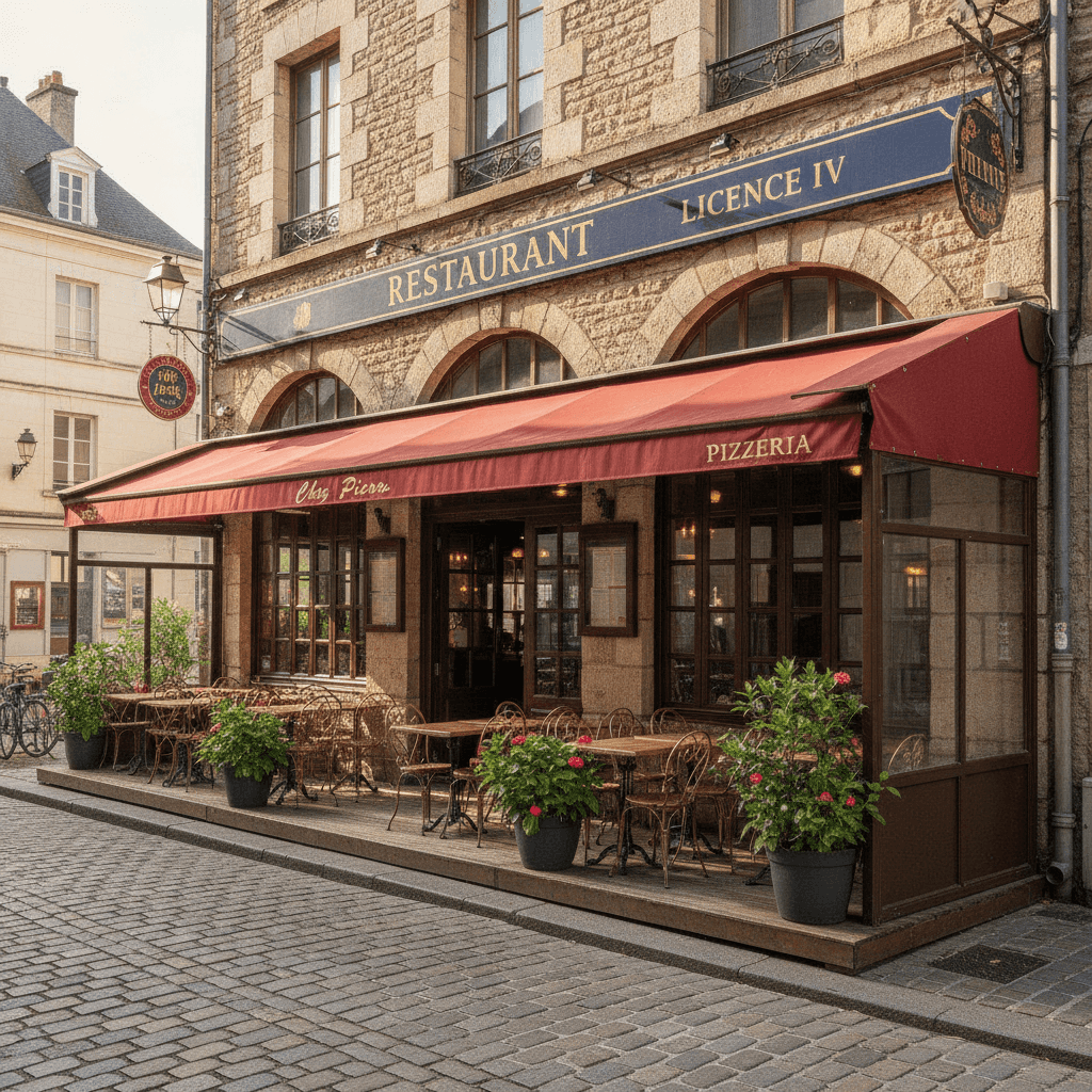 Restaurant à Rennes : terrasse - licence IV