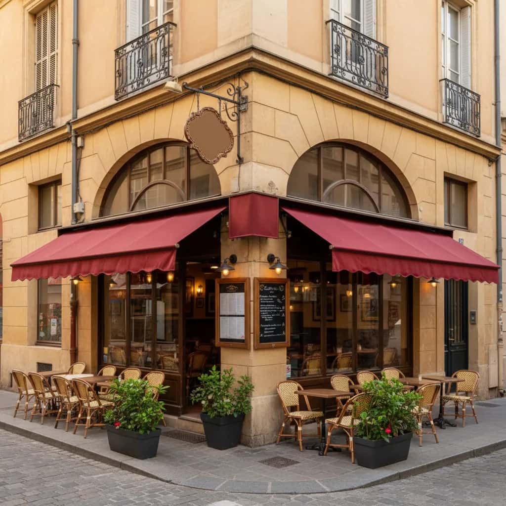 Bar-brasserie 94m² à Lyon : terrasse - licence IV