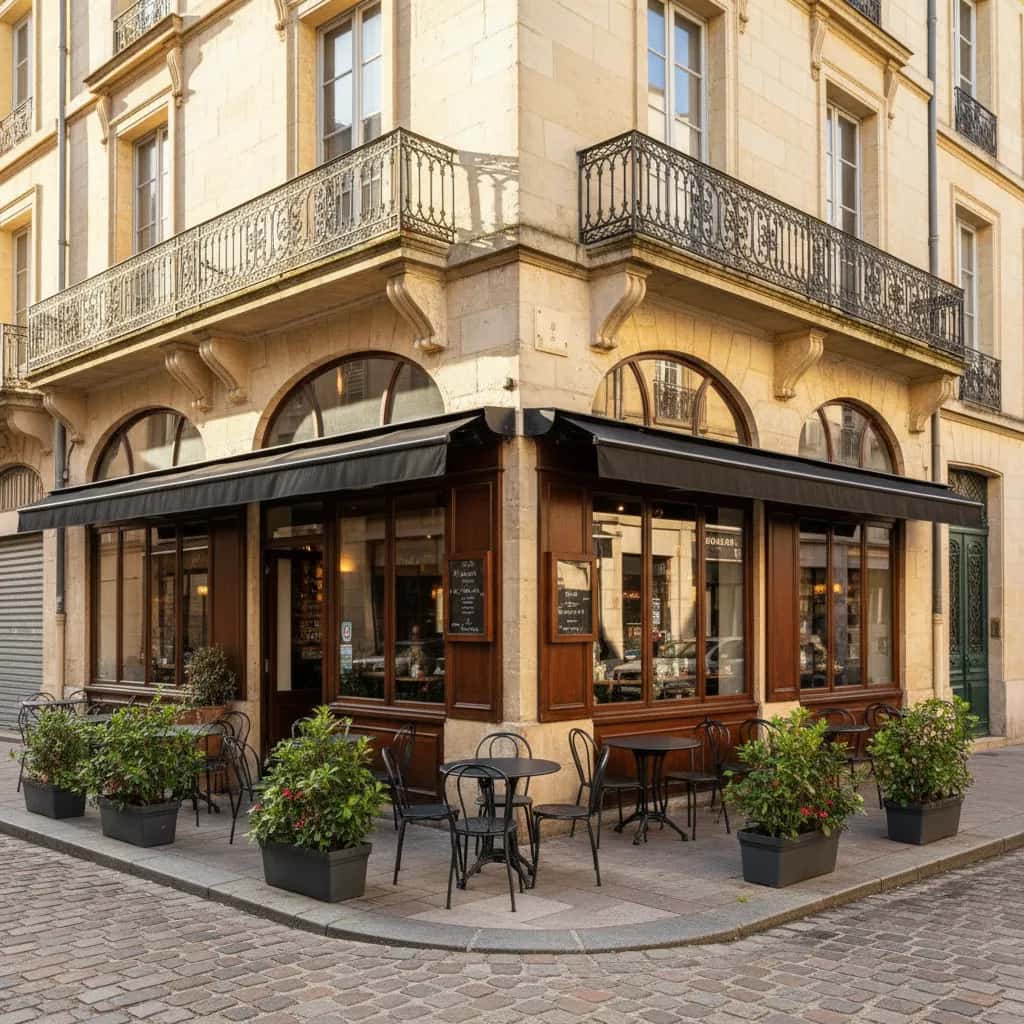 Restaurant 60m² à Bordeaux : terrasse - licence IV