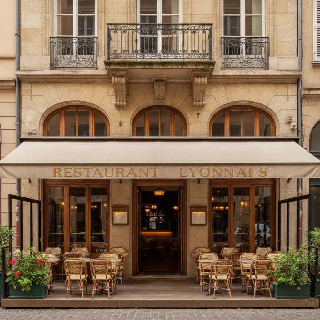 Restaurant 206m² à Lyon : terrasse - extraction