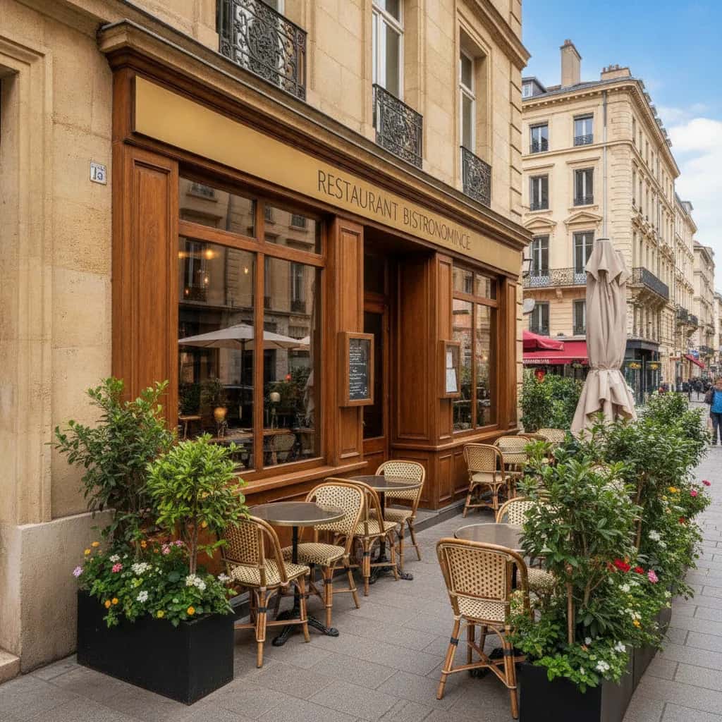Restaurant 110m² à Lyon : terrasse - licence IV