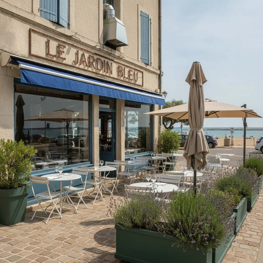 Restaurant 120m² à Vitrolles : terrasse - extraction