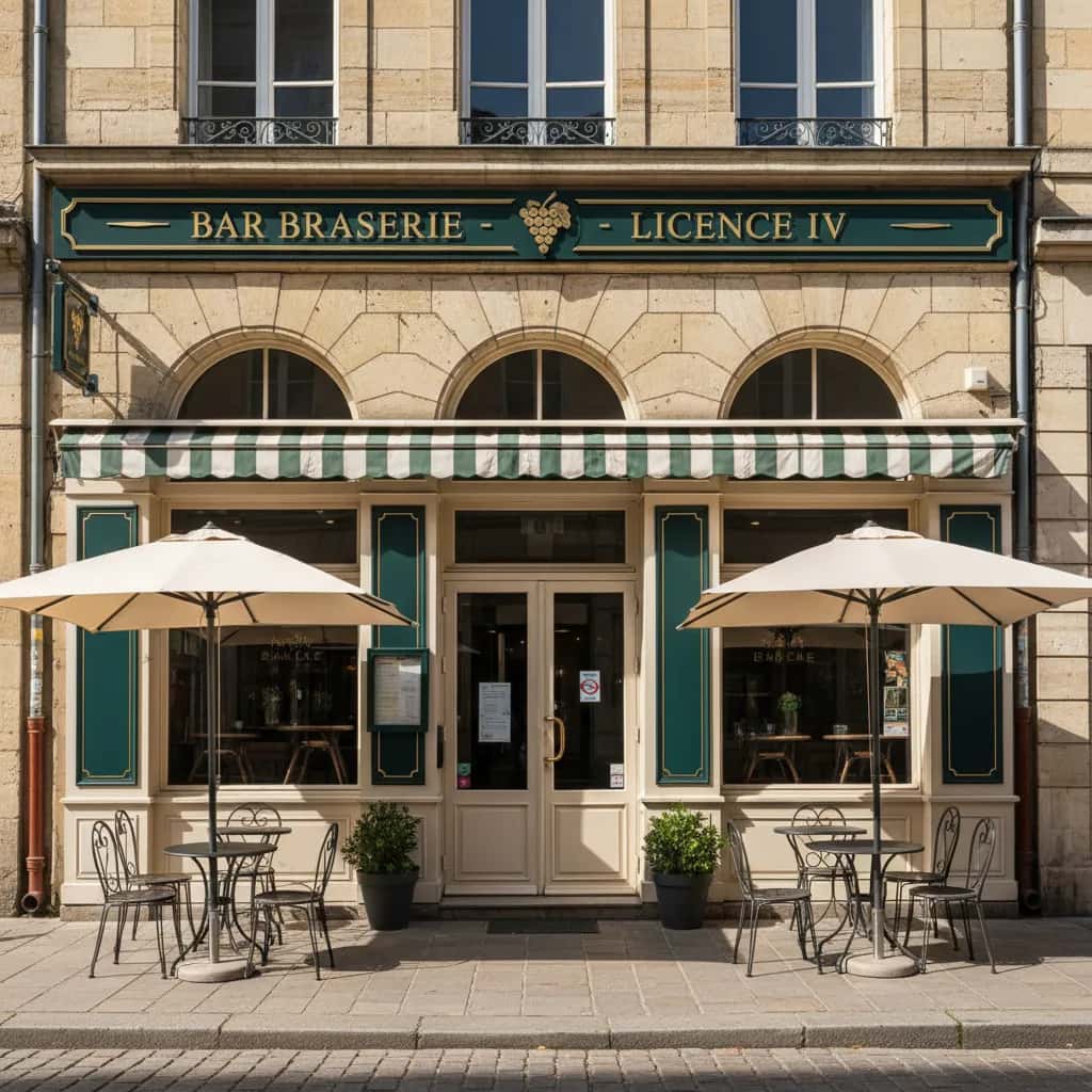 Bar-brasserie 110m² à Bordeaux : licence IV - extraction