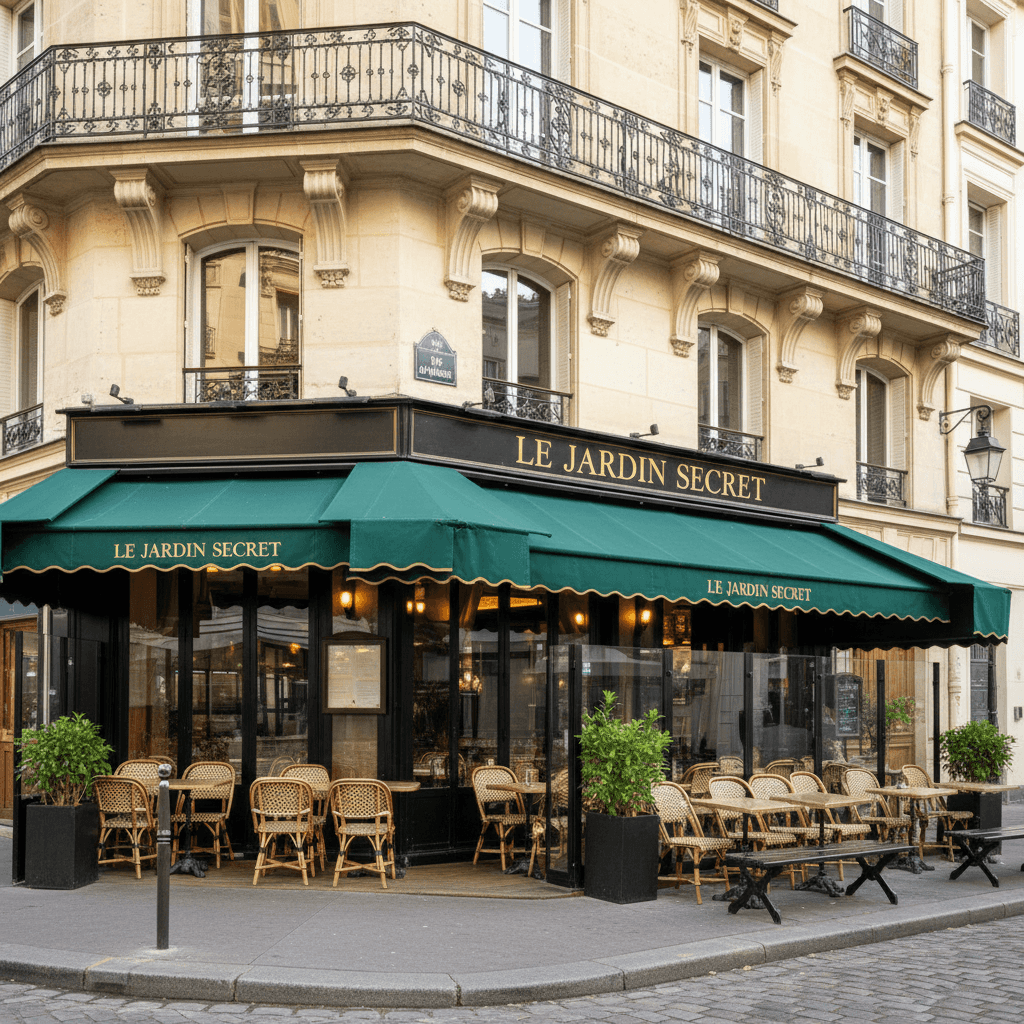 Restaurant spacieux à Paris - 169 m² avec terrasse