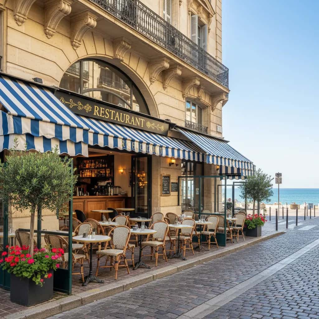 Restaurant 74m² à Nice : terrasse - licence IV
