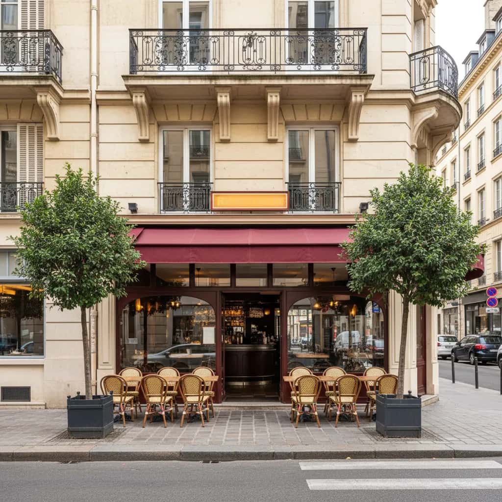 Restaurant 60m² à Lyon : terrasse - licence IV