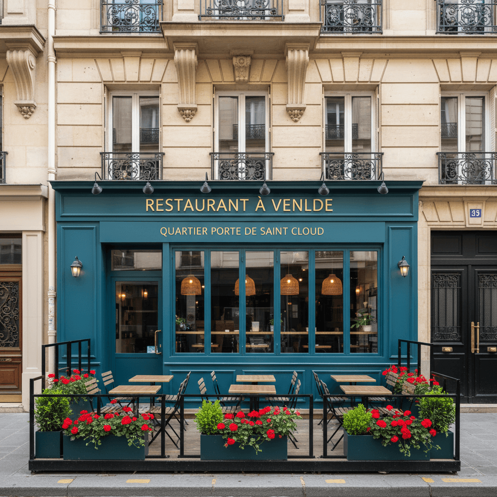 Restaurant à vendre - Quartier Porte de Saint Cloud