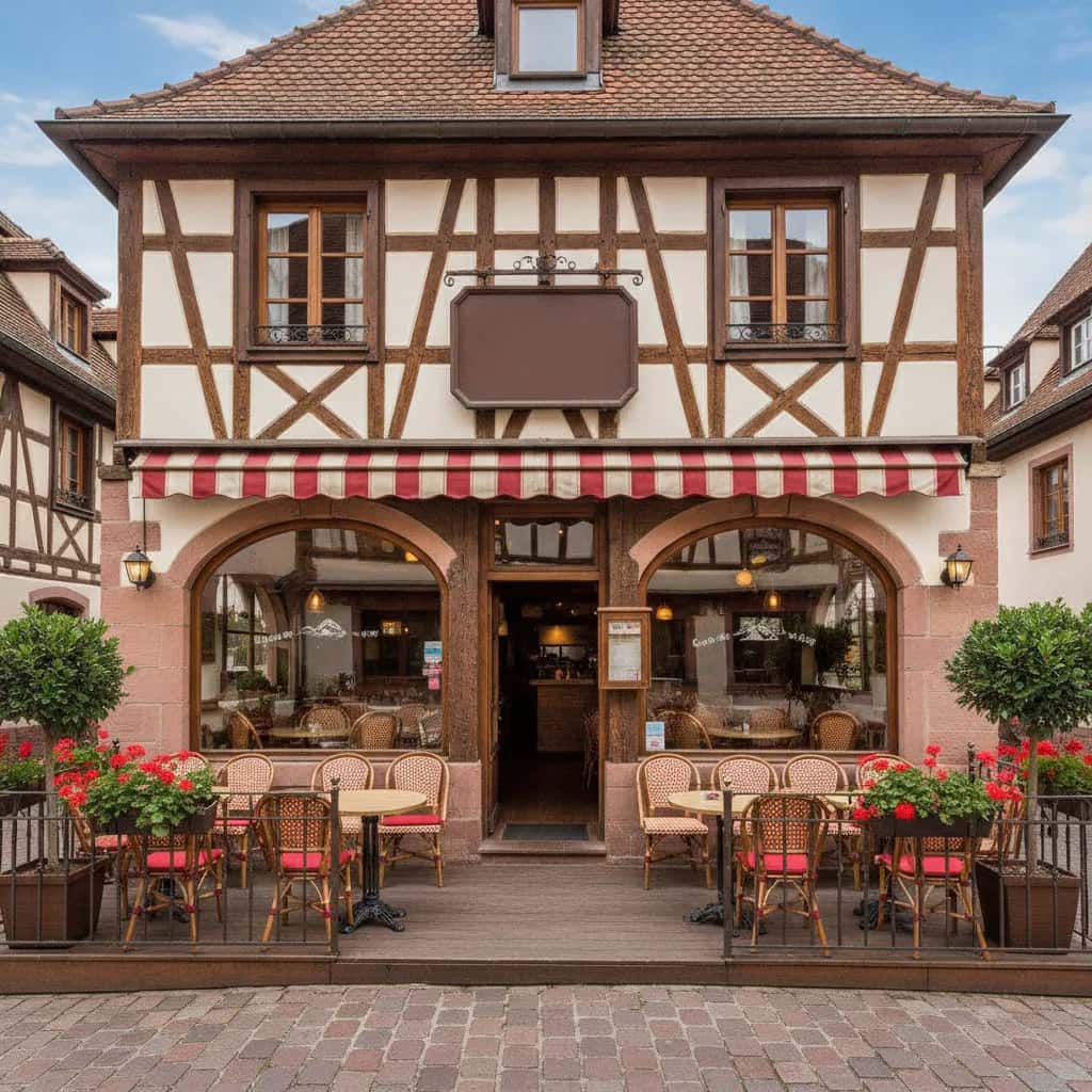 Restaurant 150m² à Strasbourg : terrasse - licence IV