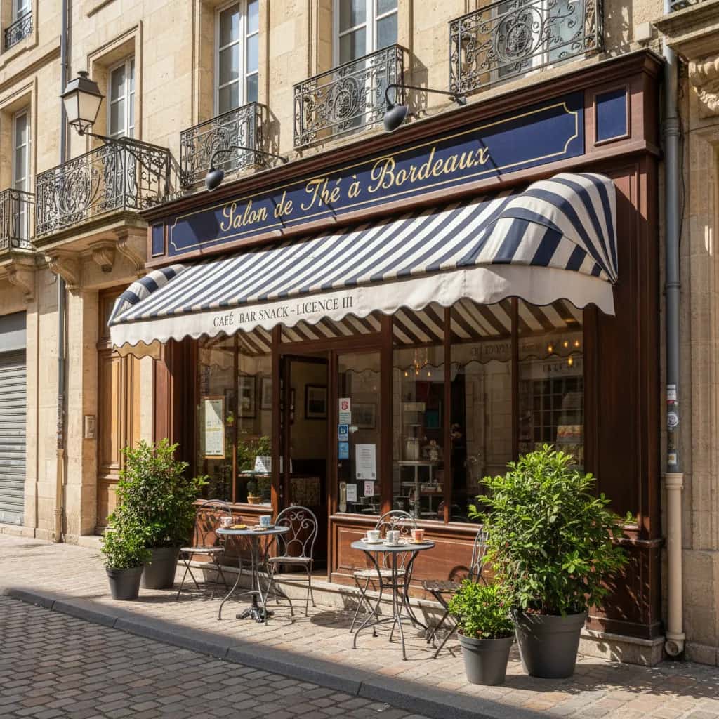 Snack 60m² à Bordeaux : terrasse - licence IV