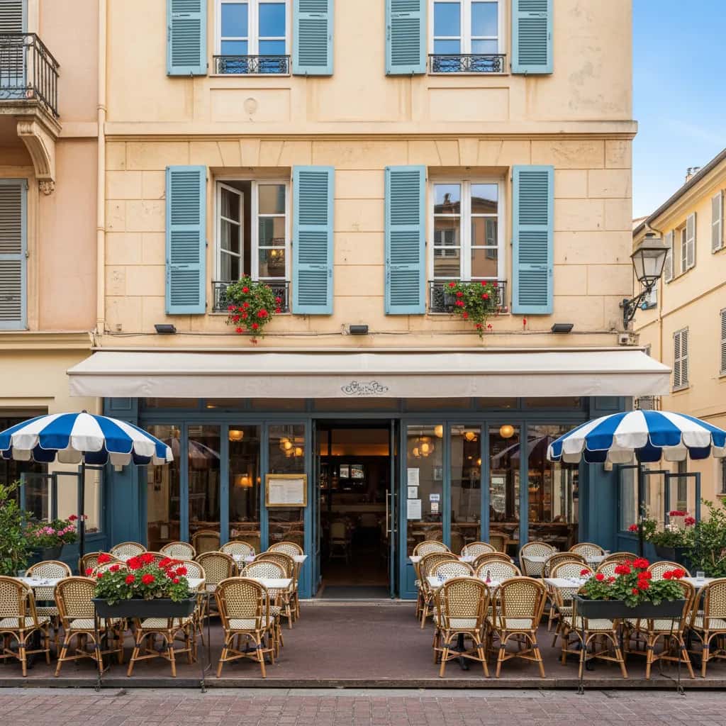 Restaurant 220m² à Nice : terrasse - licence IV