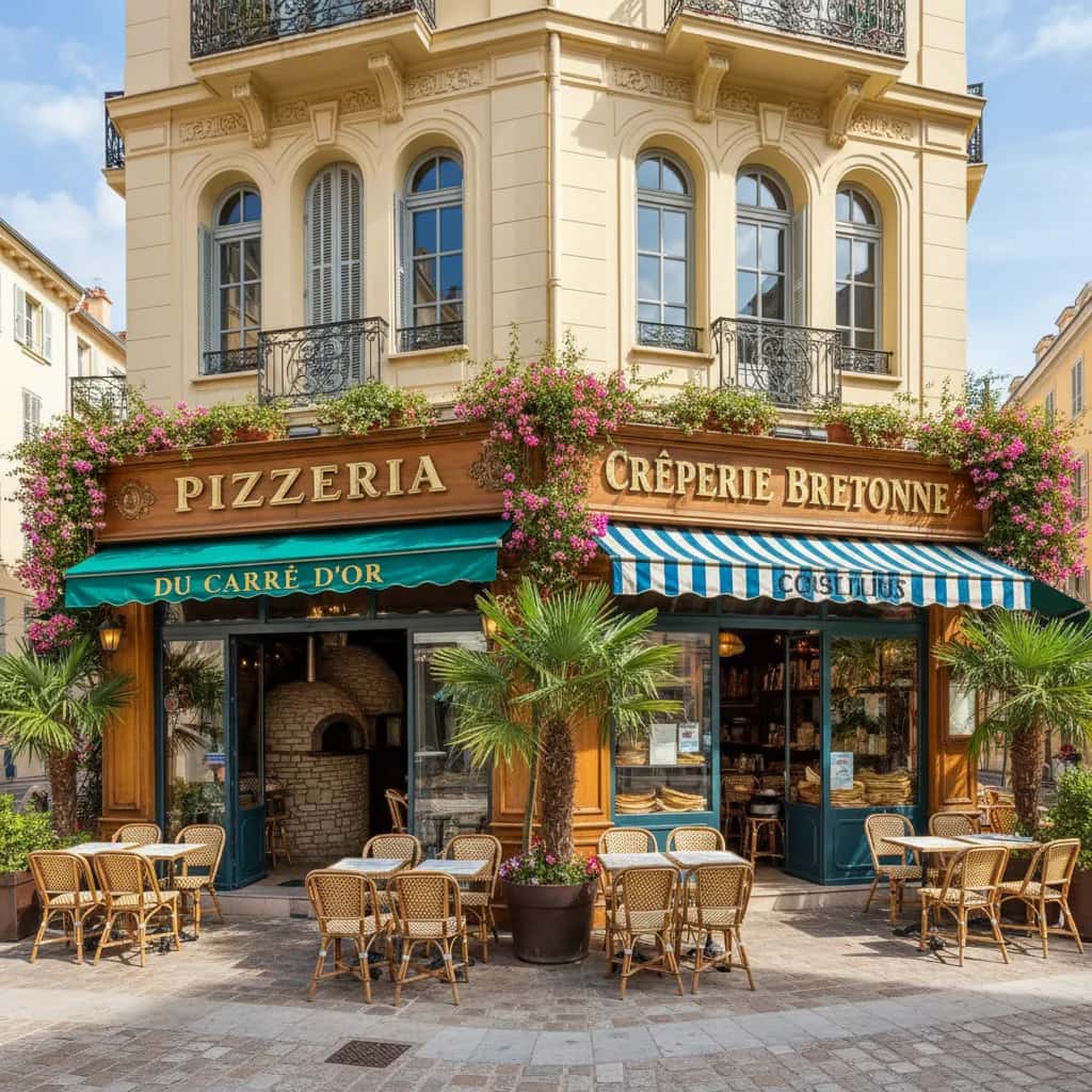 Restaurant à Nice : terrasse - licence IV