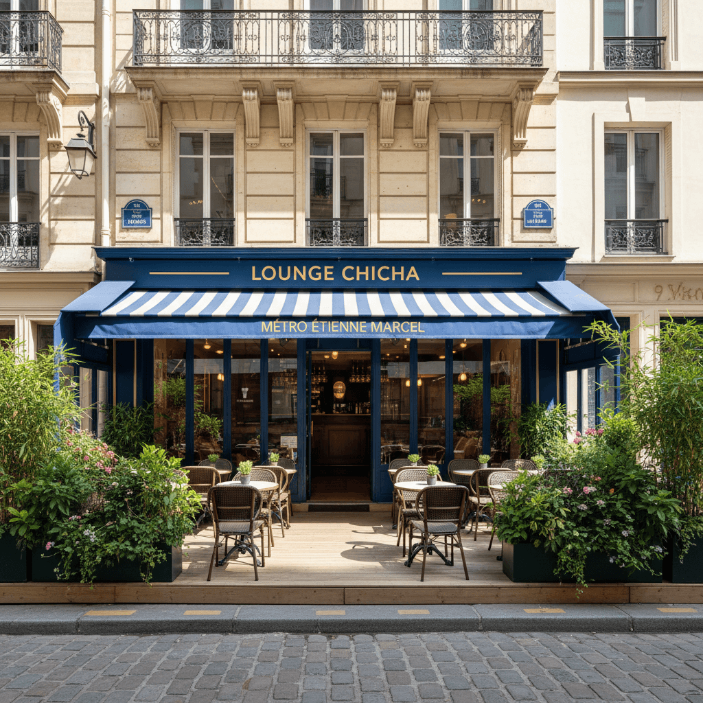 Snack 60 couverts à Paris : terrasse - licence IV