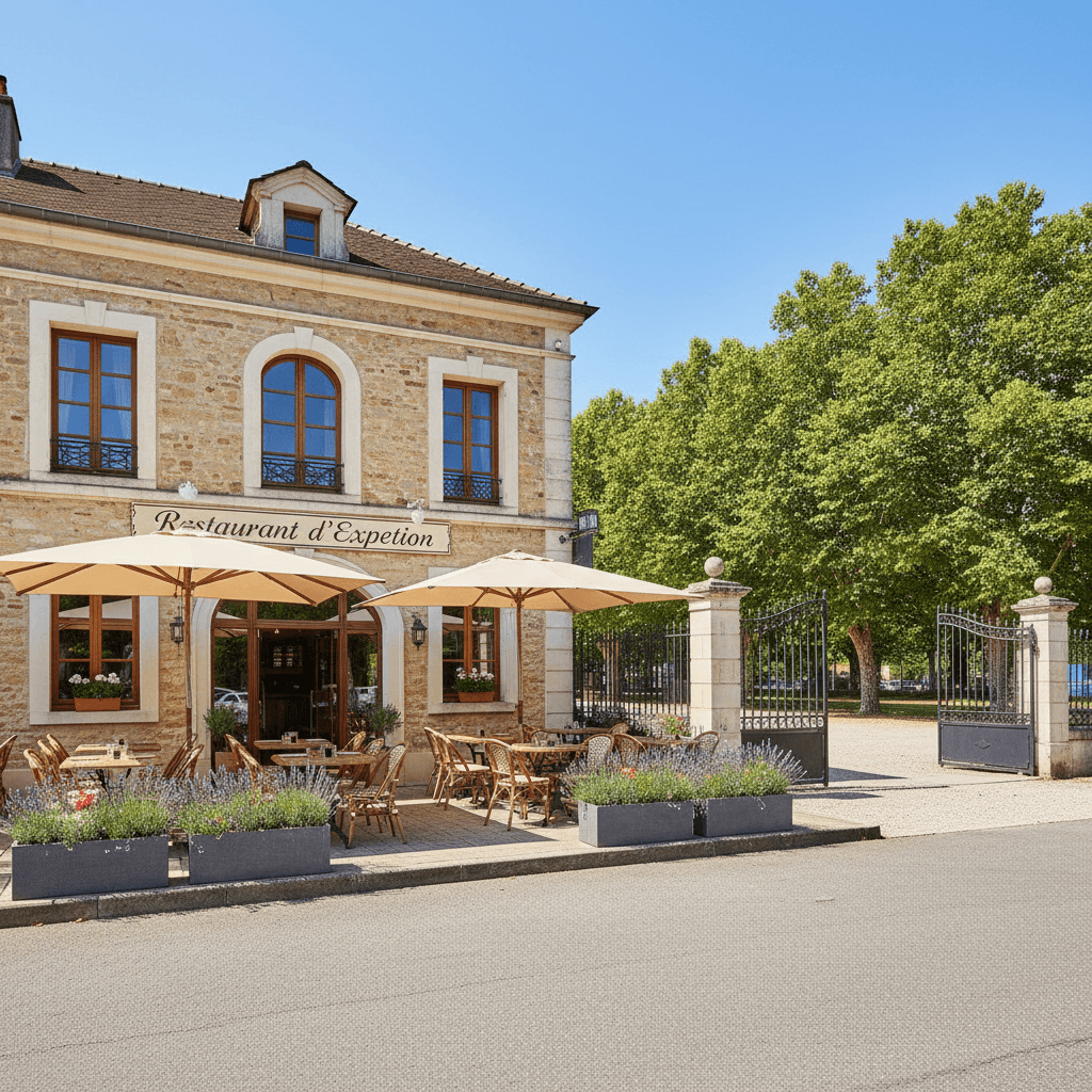 Restaurant à Beynost : terrasse - licence IV - Image 1