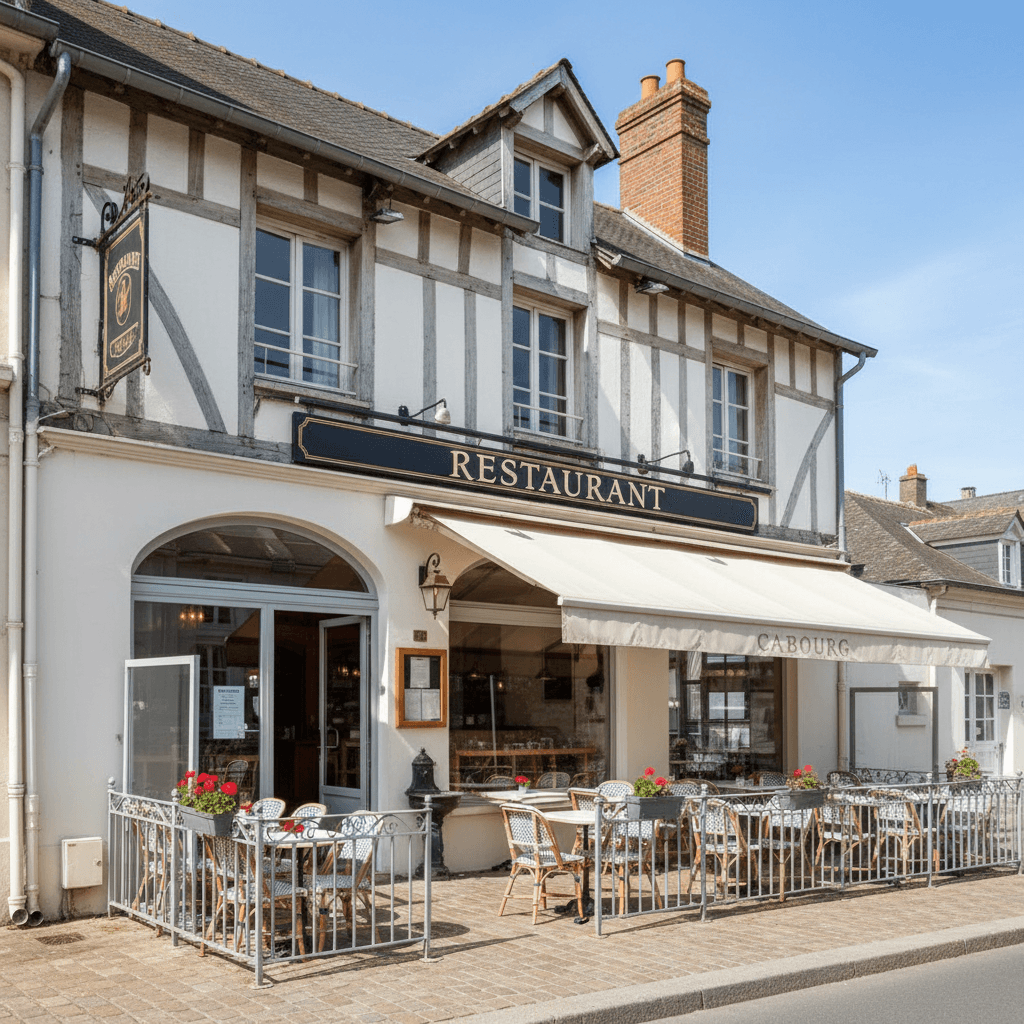 Restaurant à Cabourg avec Terrasse et Conduit de Cheminée - Image 1