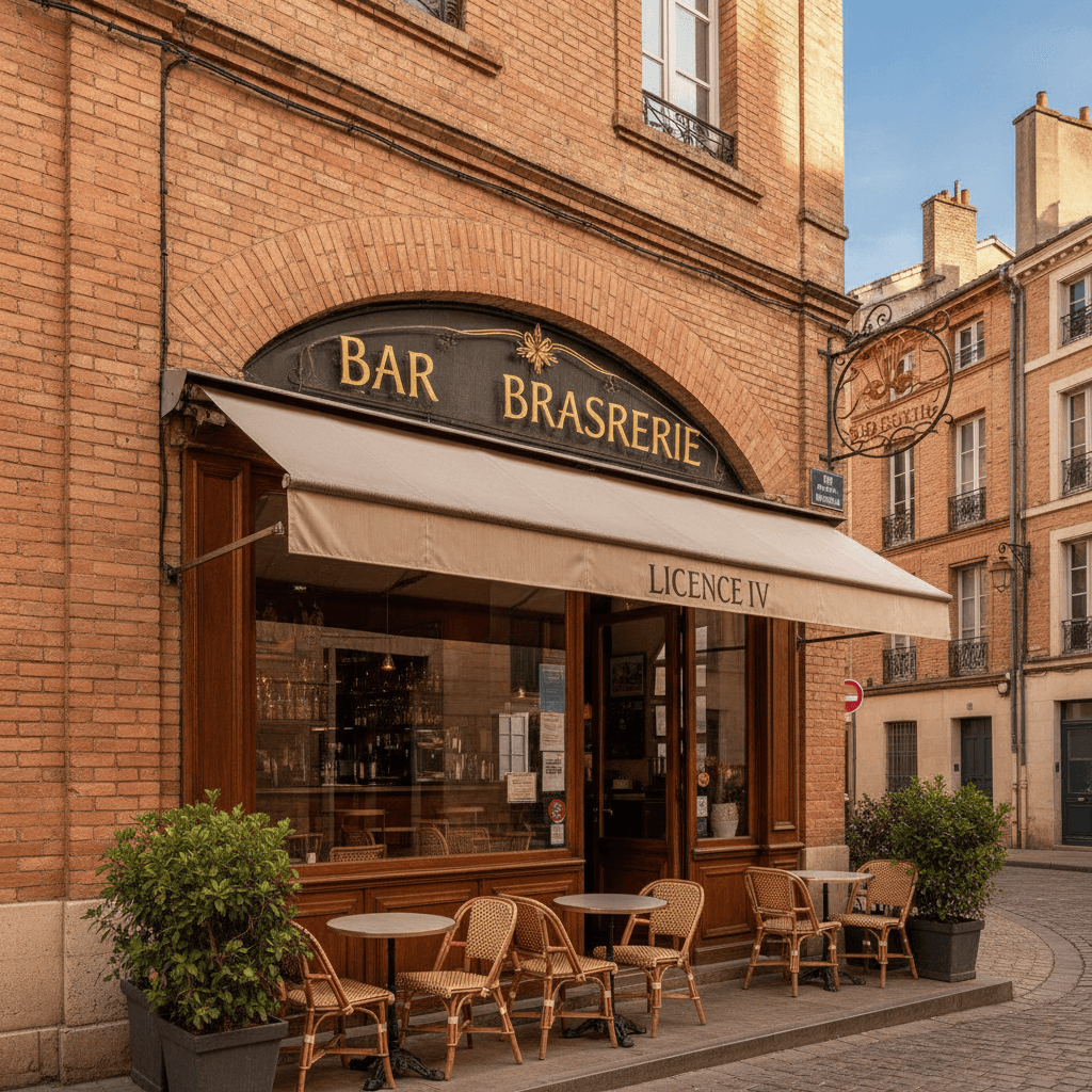 Bar-brasserie 60m² à Toulouse : licence IV - Image 1