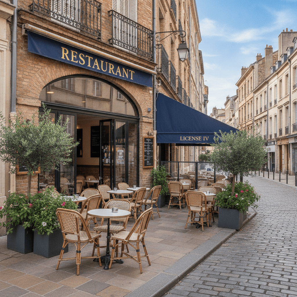 Restaurant à Toulouse : terrasse - licence IV