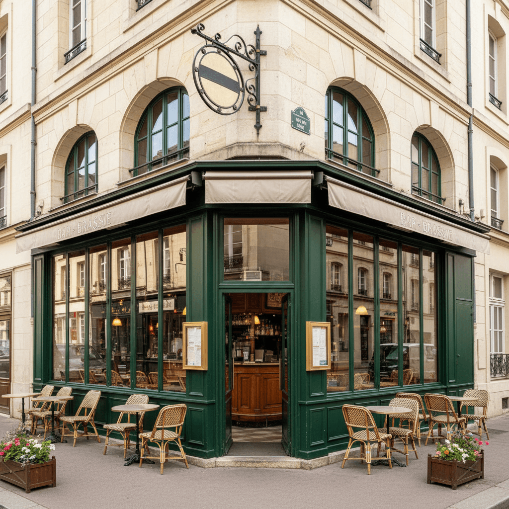 Bar-brasserie 130m² à Reims : terrasse - licence IV