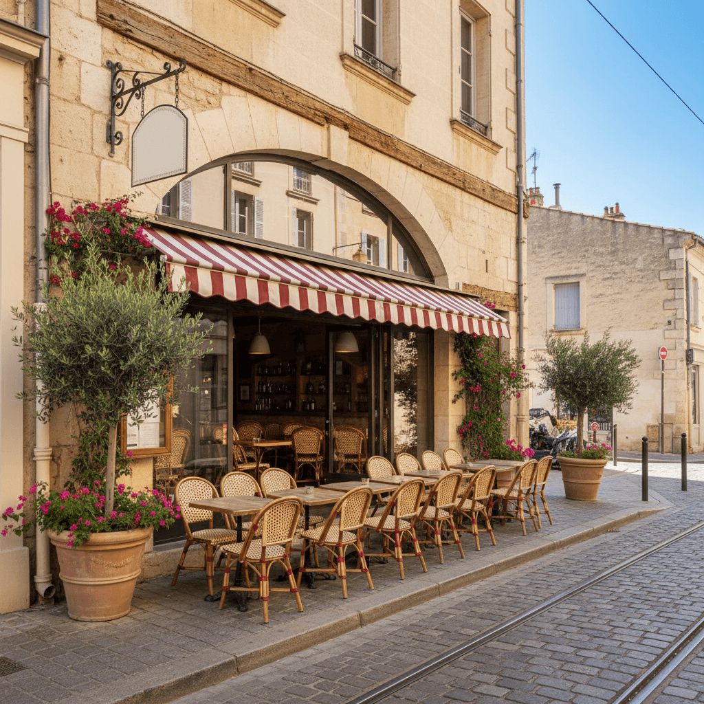 Restaurant 85m² à Marseille : terrasse - extraction