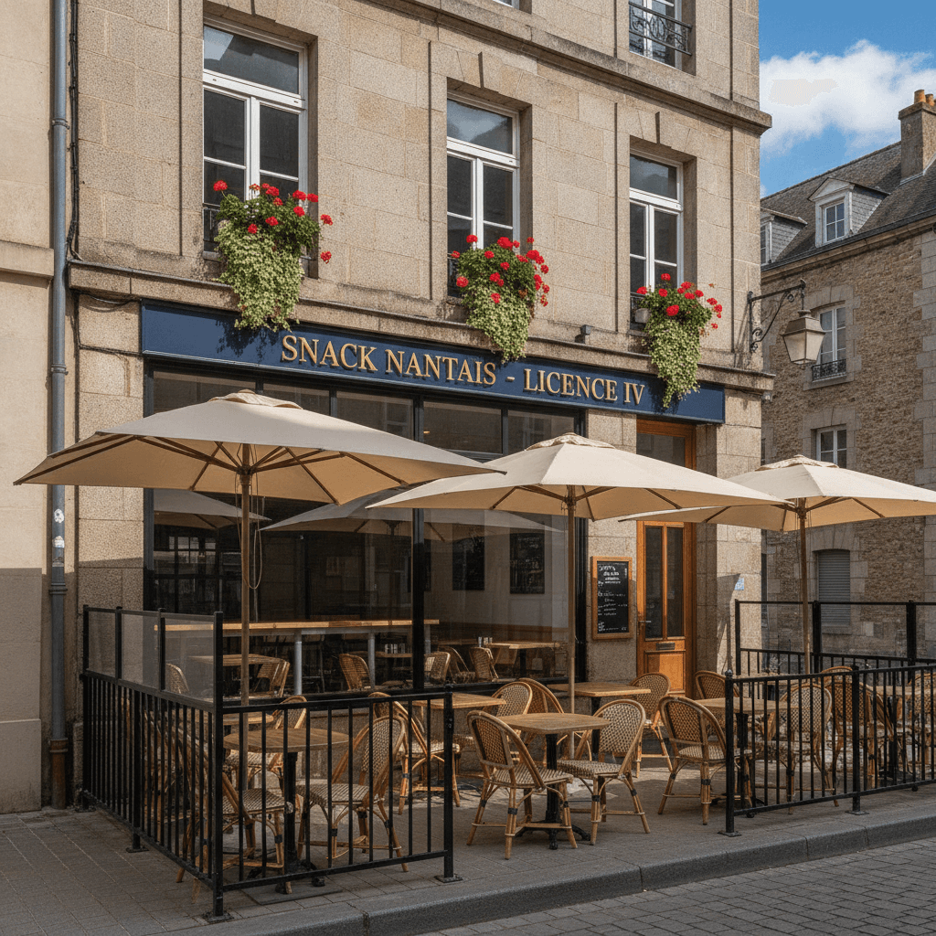 Snack à Nantes : terrasse - licence IV - Image 1