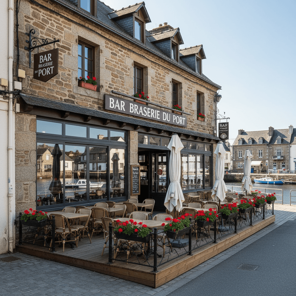 Bar-brasserie à Quimper : terrasse