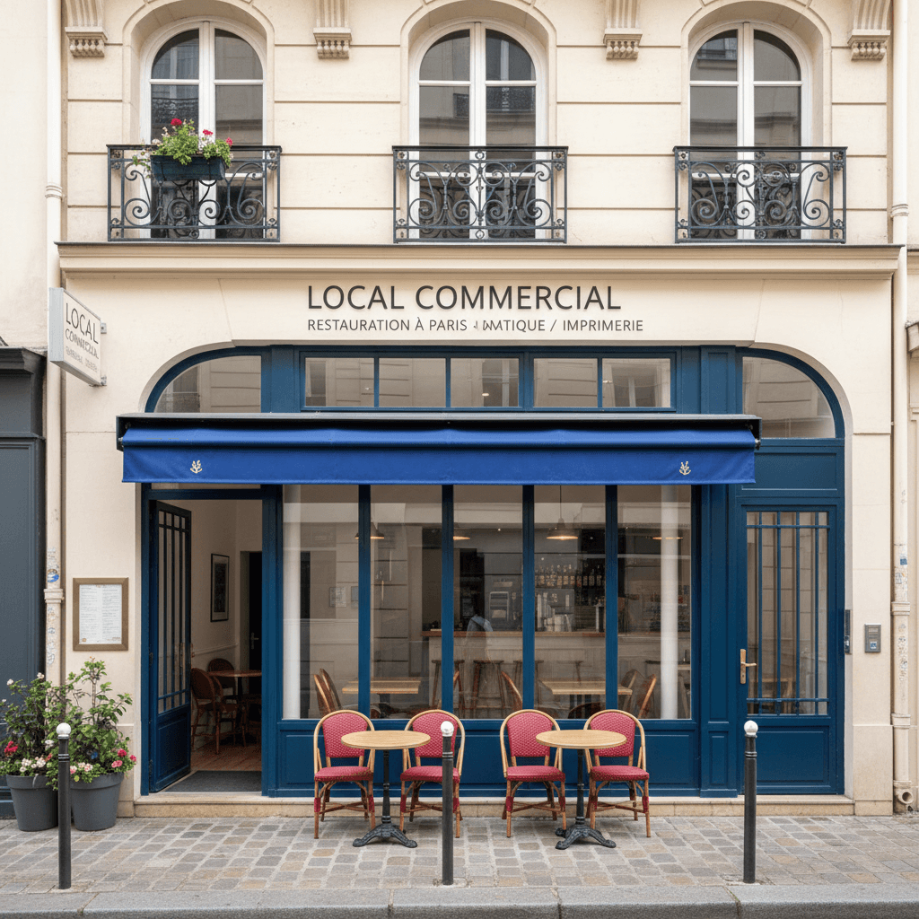 Téléphonie / Informatique / Imprimerie 130m² à Paris : extraction