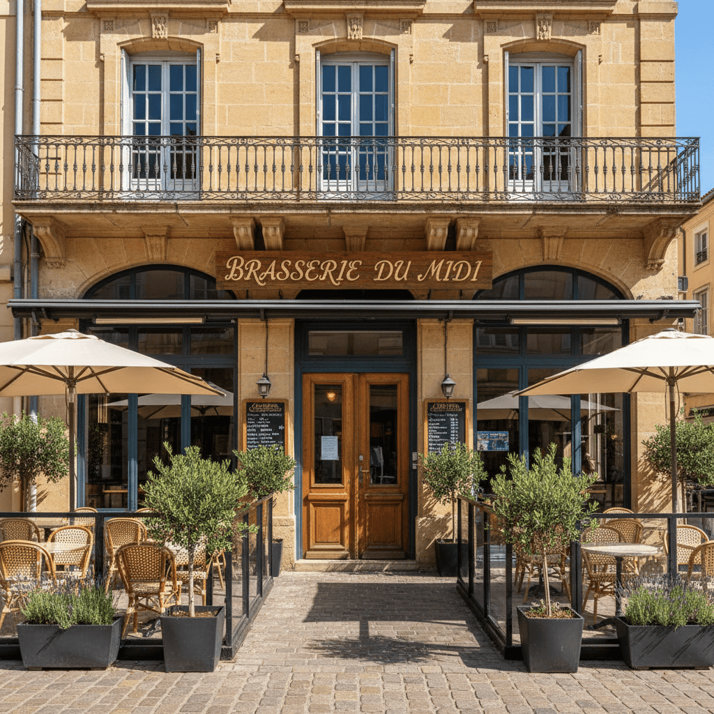 Bar-brasserie à Perpignan : terrasse - licence IV - Image 1