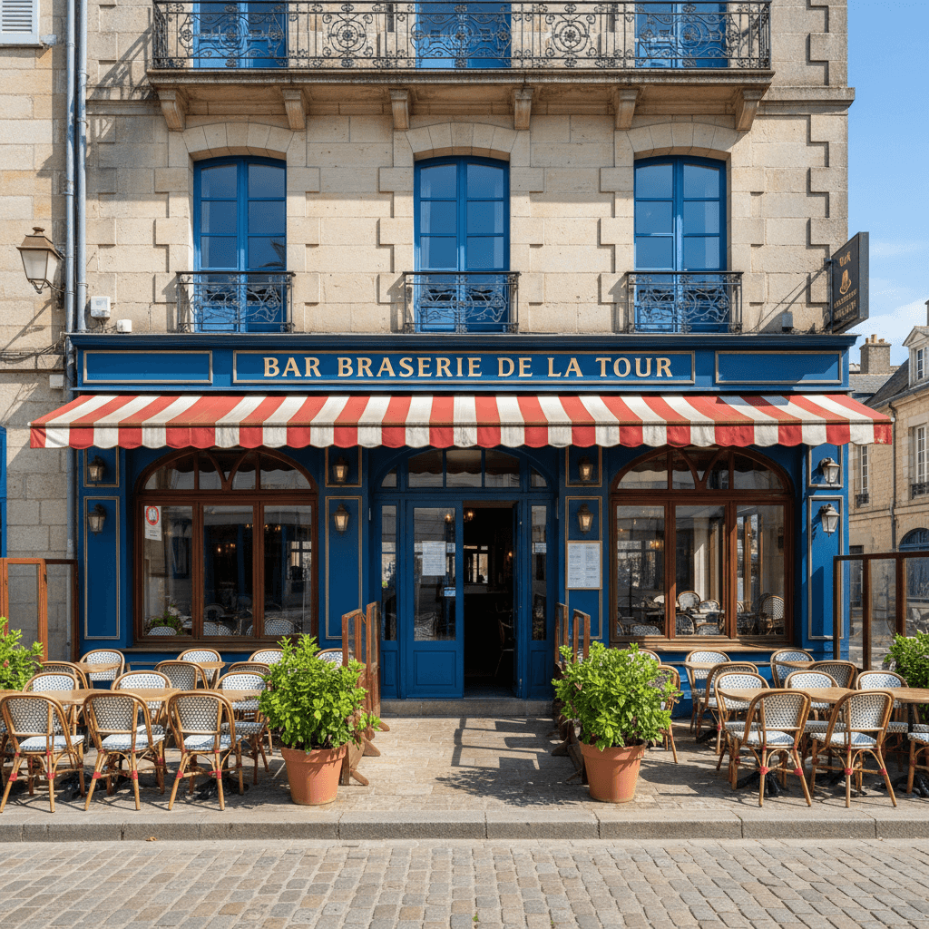 Bar-brasserie à Vannes : terrasse - licence IV - Image 1