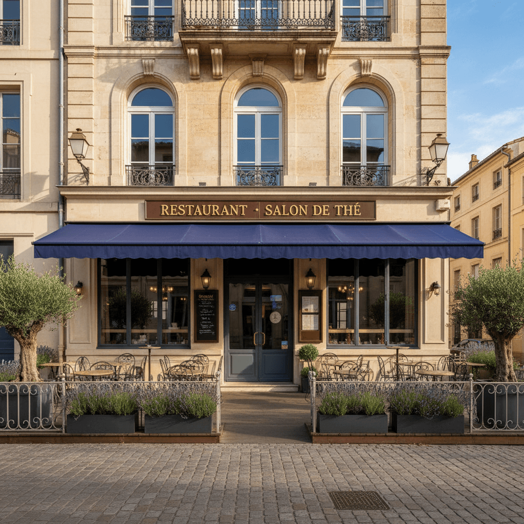 Restaurant à Béziers : terrasse - extraction - Image 1