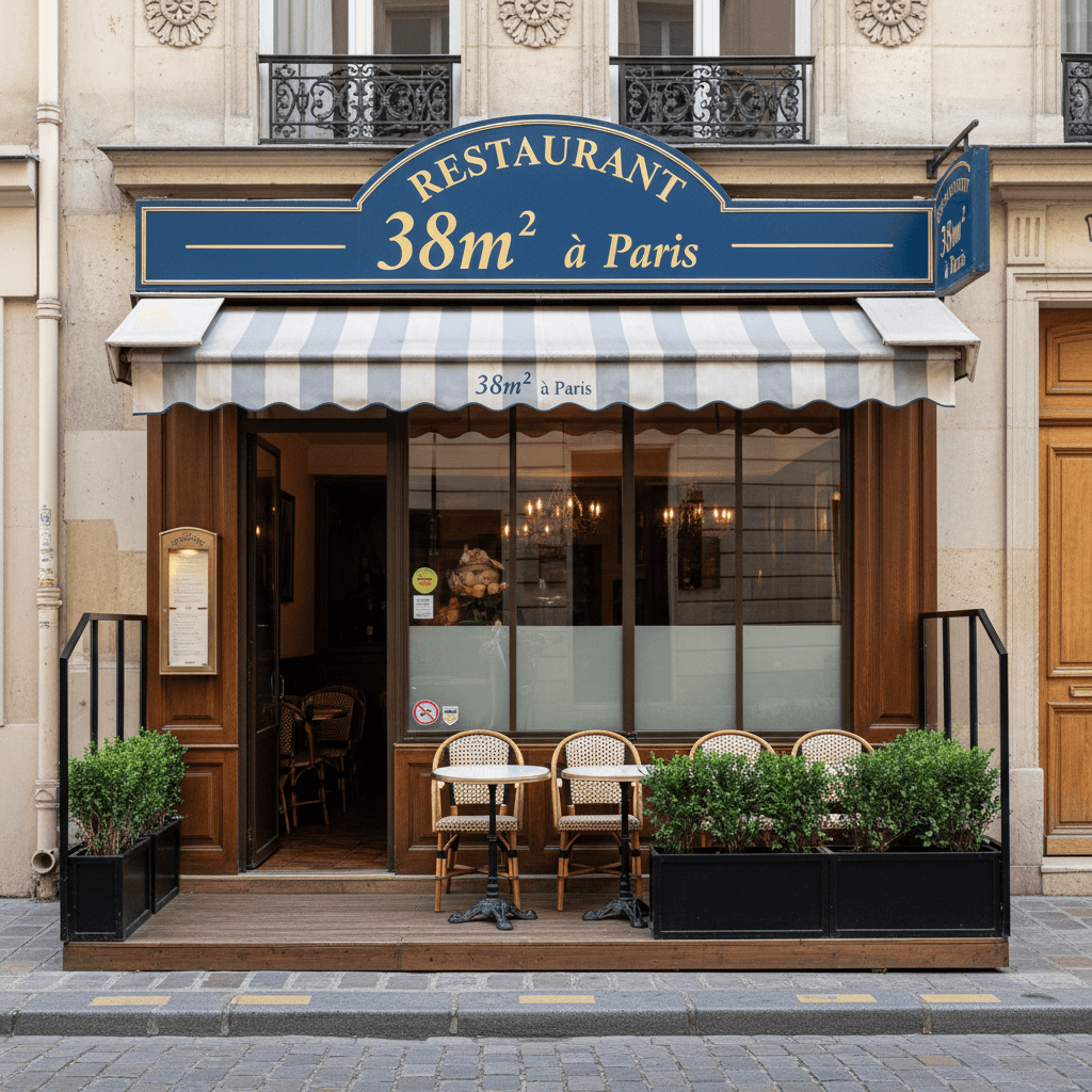 Restaurant 38m² à Paris - Image 1