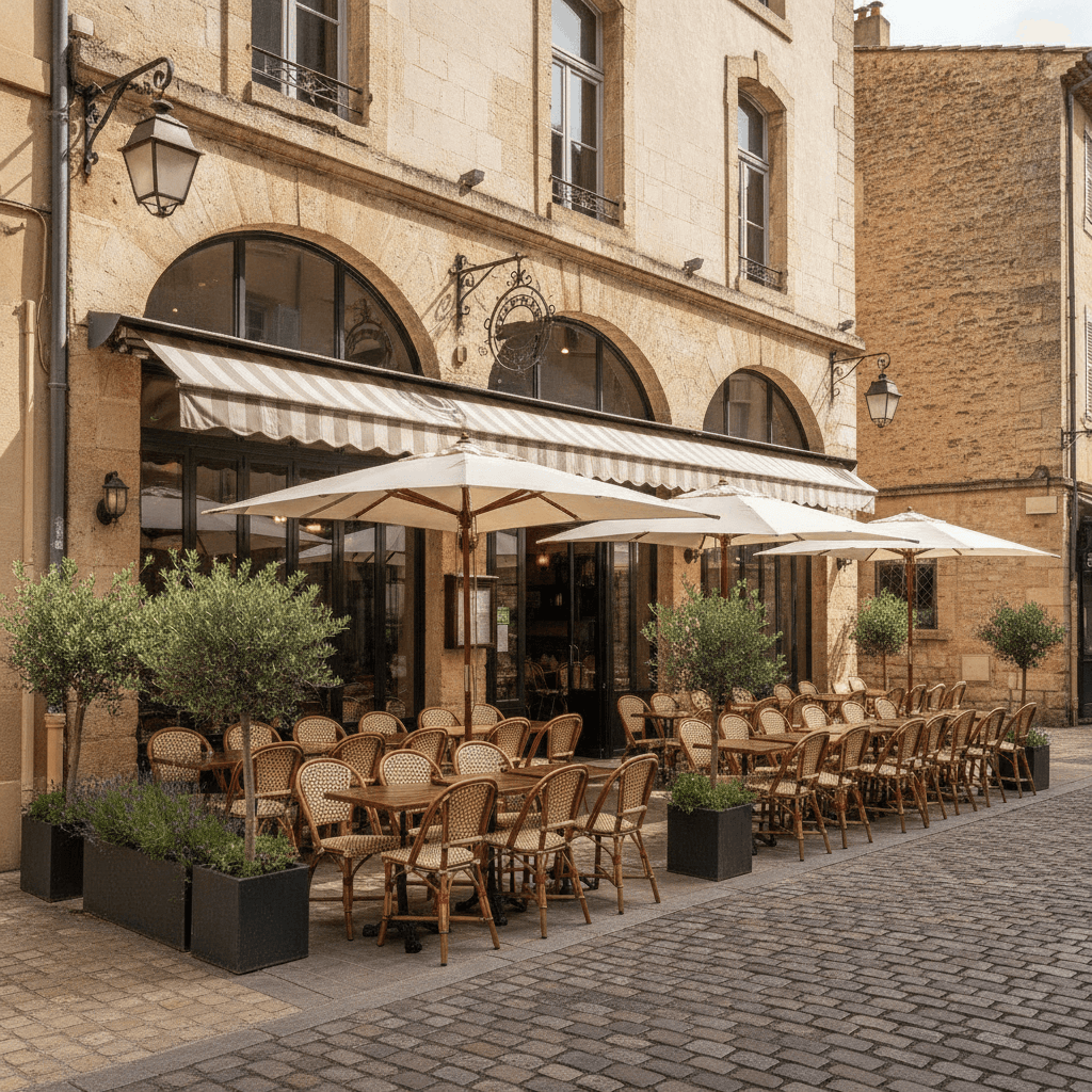 Restaurant à Nîmes : terrasse - licence IV - Image 1
