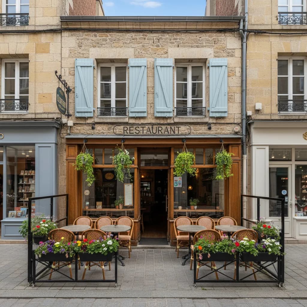 Restaurant 34m² à Nantes : extraction - cuisine équipée - Image 1