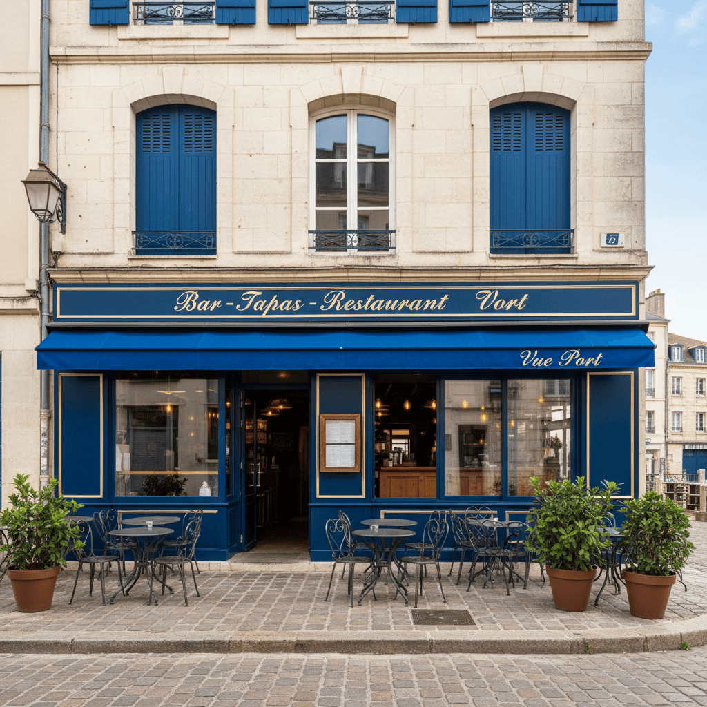 Bar-brasserie 86m² à La Rochelle : terrasse - licence IV - Image 1